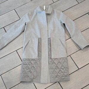 Lululemon Wool-Blend Quilted Panel Coat – Size 6 (NWOT) L1